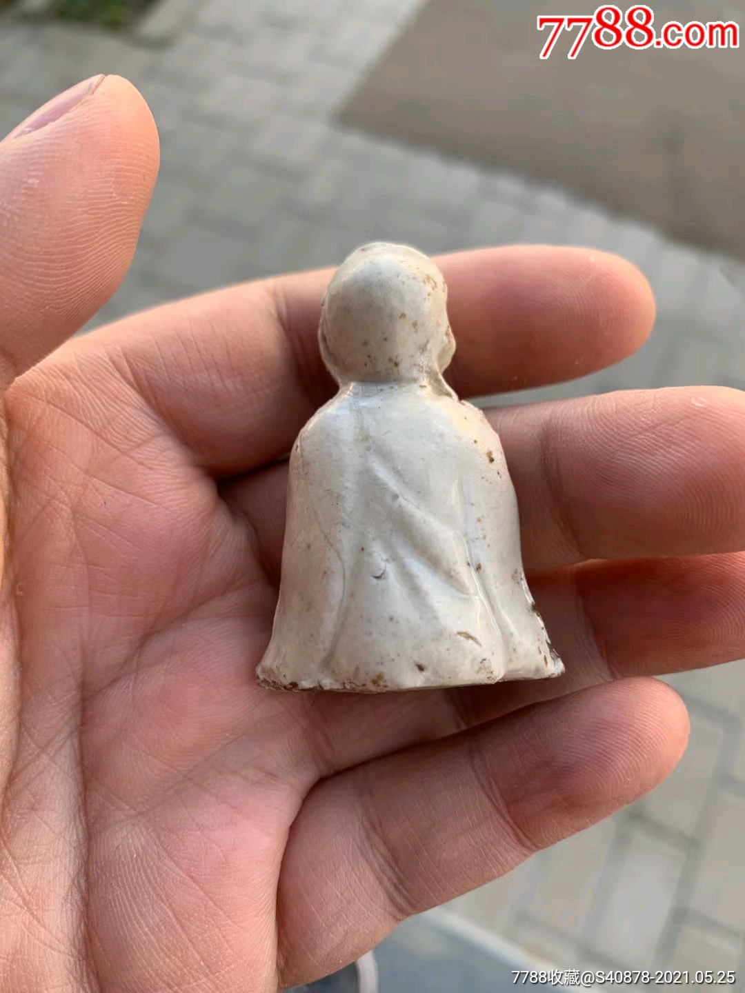 宋代定窑小佛_单色白瓷_第3张_7788钱币网