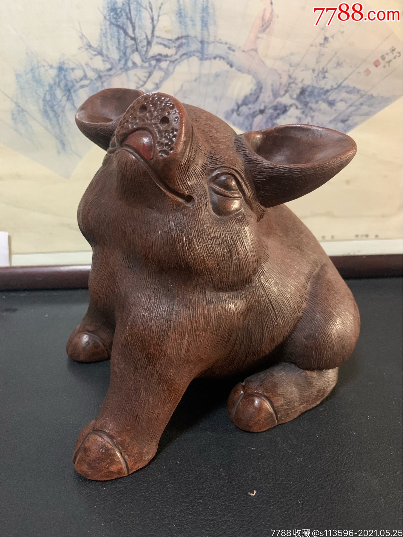 老紫砂茶宠一个