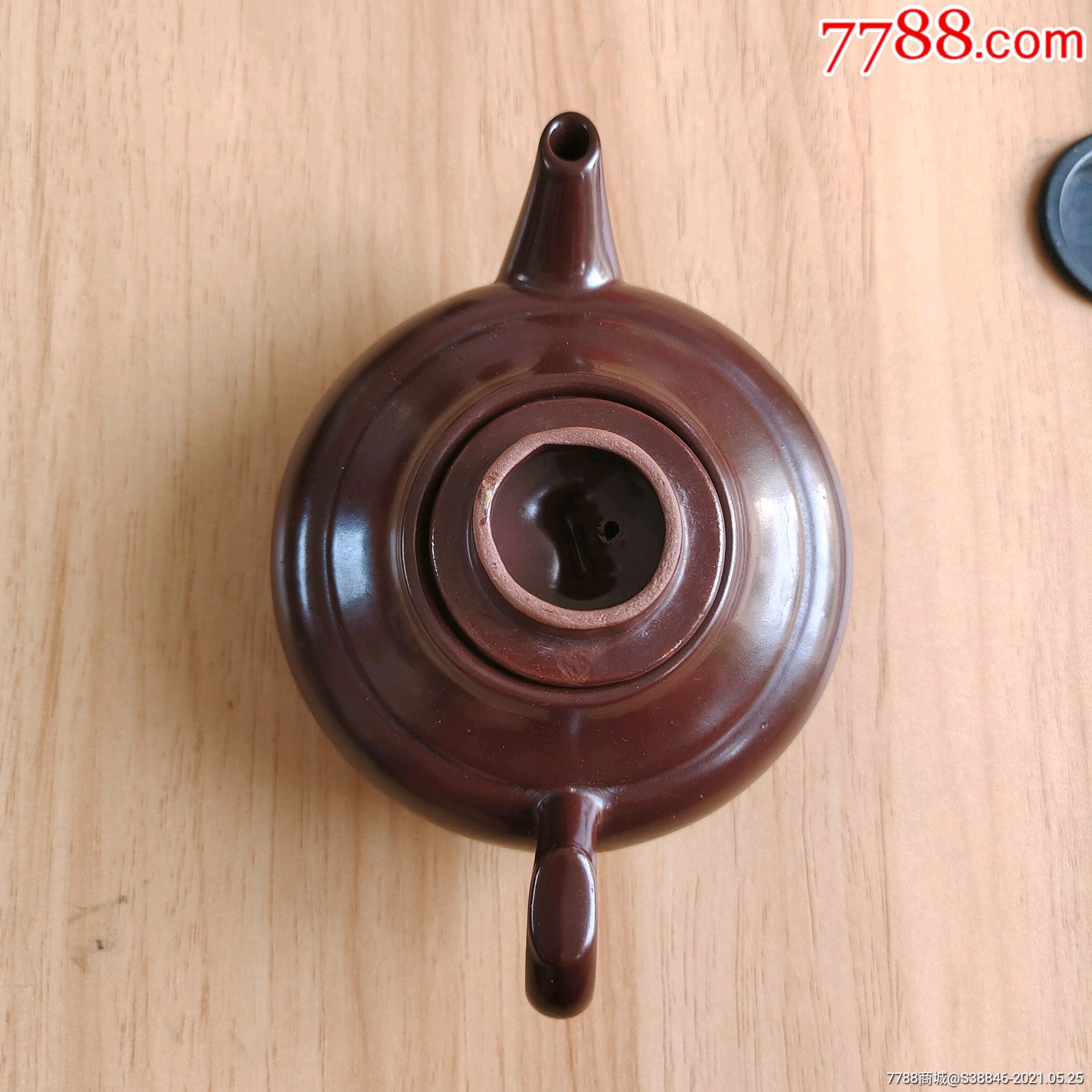 全釉红砂水平持壶_紫砂壶_第2张_7788陶器收藏