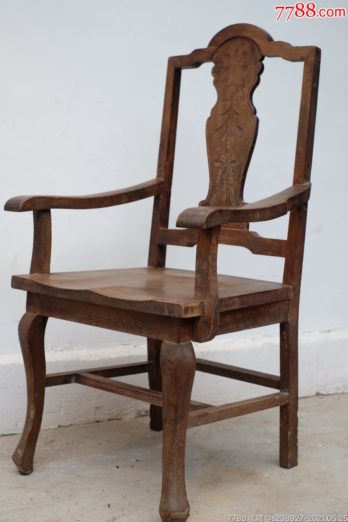 artdeco民国金丝楠扶手椅vintage中古风