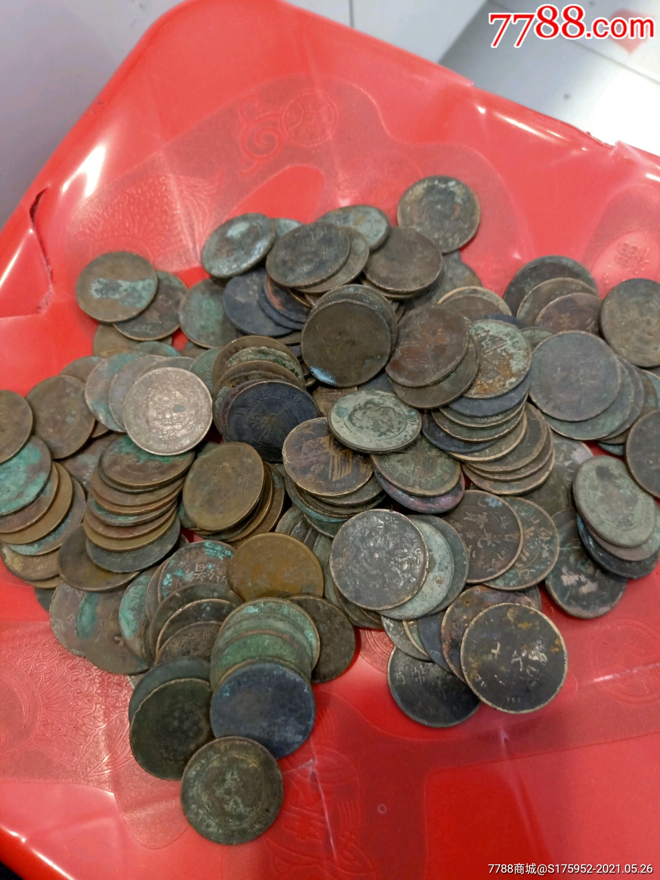 十文铜元一罐子188个