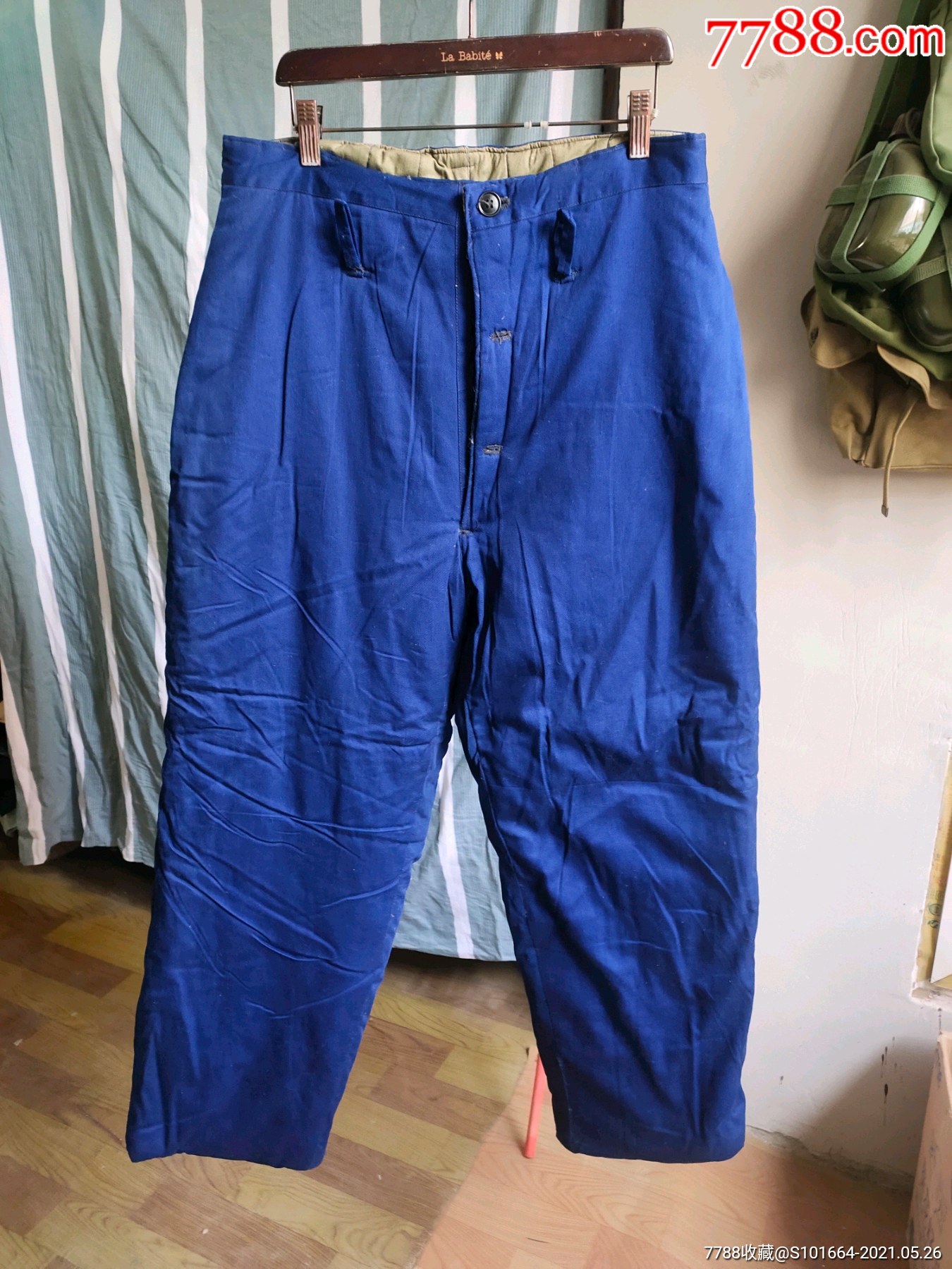 全新蓝棉卡棉裤