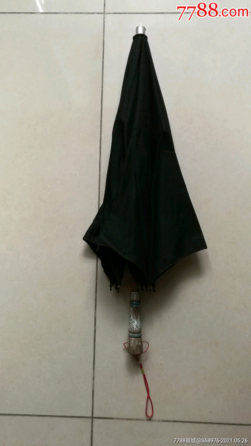 老雨伞6070年代布面雨伞带字号结实耐用伞面品好可做影视道具怀旧收藏