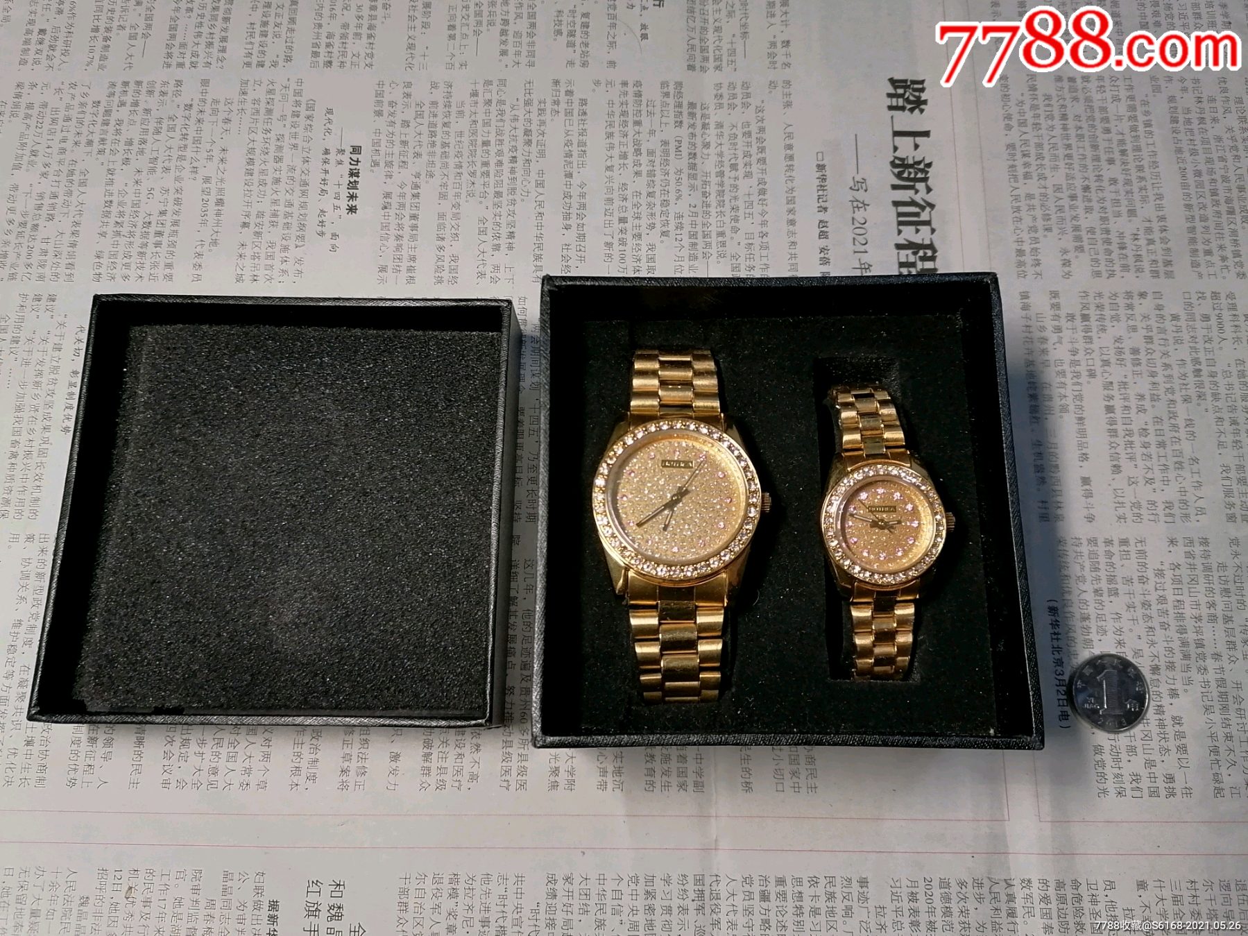 rotrea石英情侣表一对_手表/腕表_第2张_7788钟表收藏