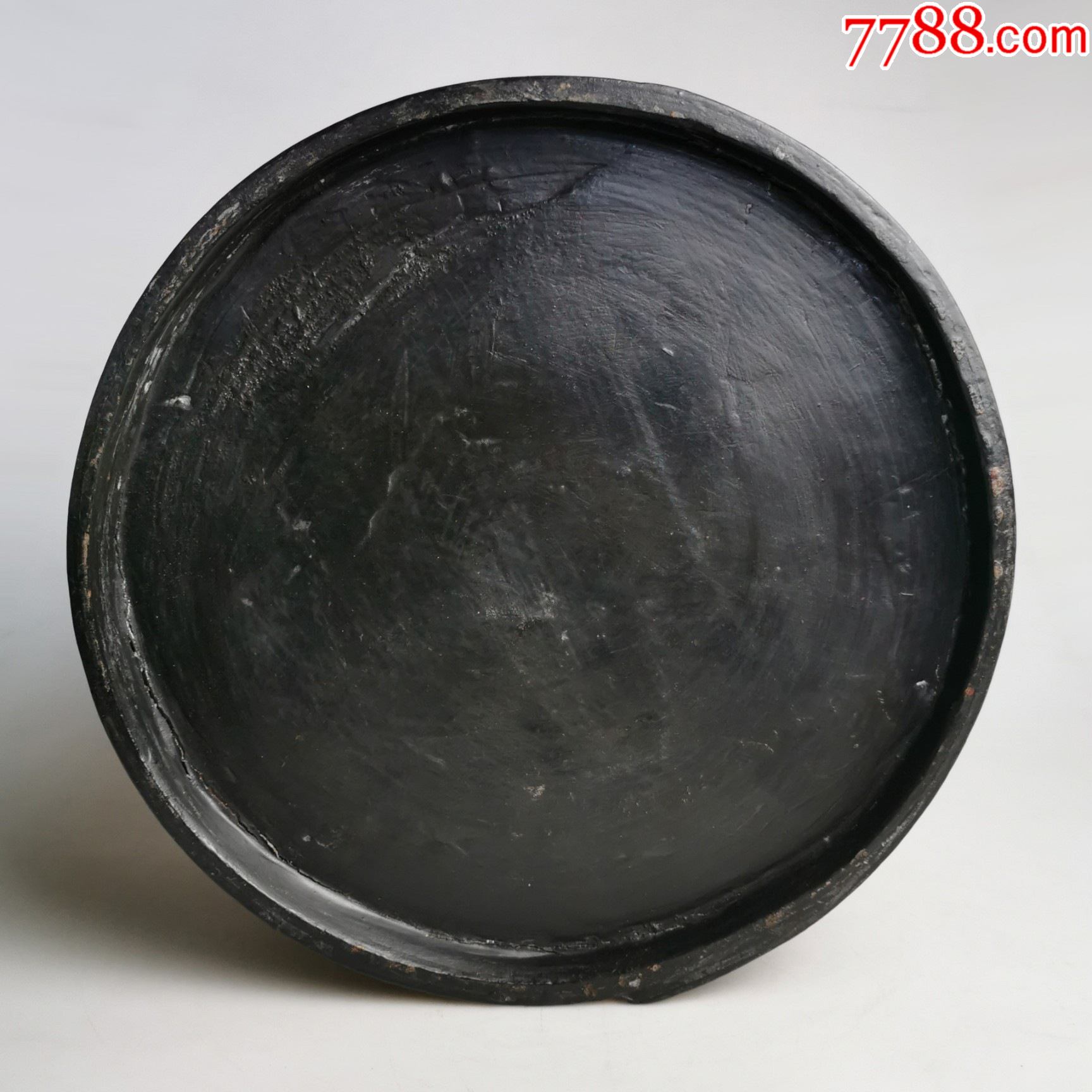 老漆帽盒黑大漆描金开月人物故事官帽盒-价格:2800元-se80460760-漆盒