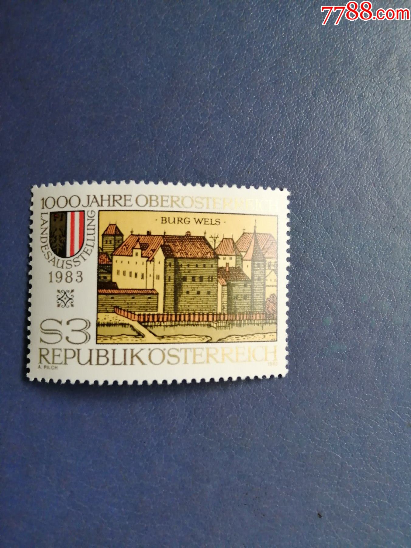 奥地利邮票1983年奥地利千年变迁史展览韦尔斯城堡1全无邮戳新票
