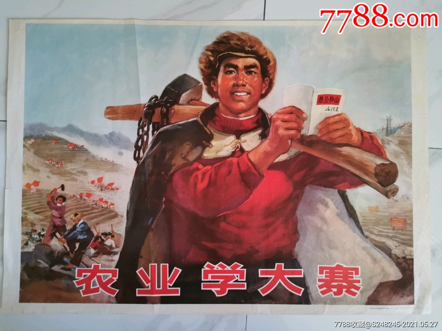 农业学大寨_年画/宣传画_旧书收藏_回收价格_7788书籍