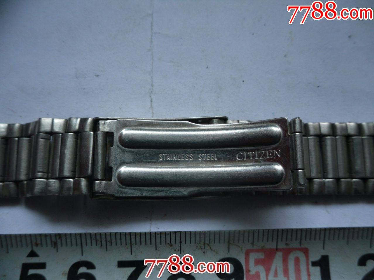 首页 零售 表带/表链 日本原装不锈钢折叠实芯【西铁城18mm】带