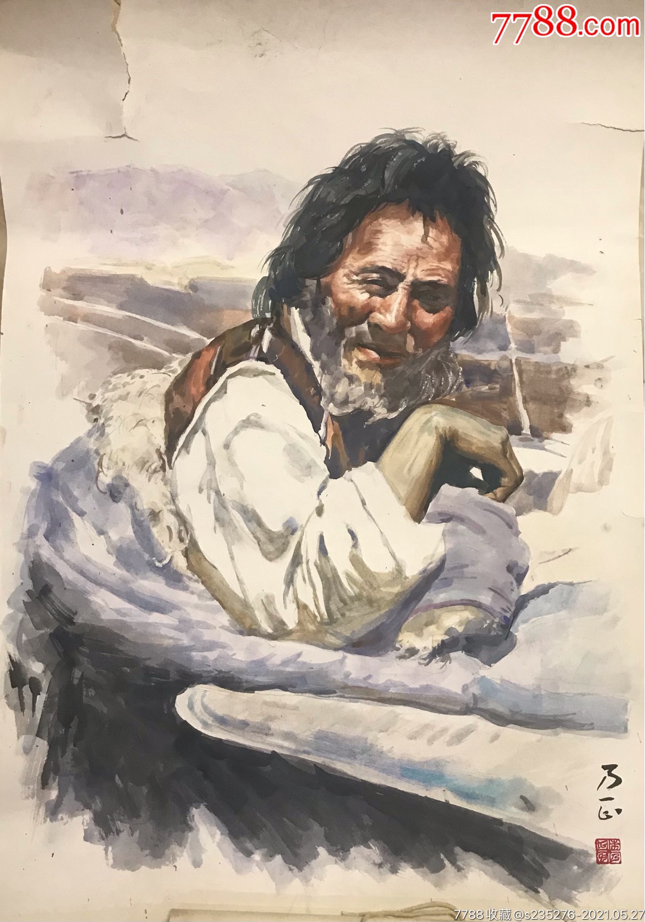 水彩人物-水粉/水彩原画-7788商城