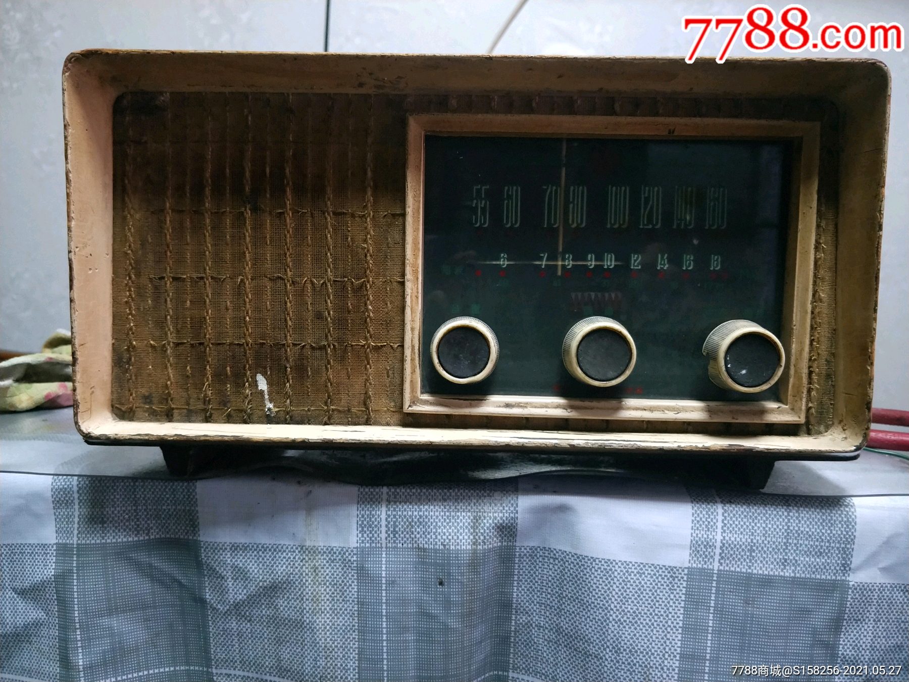 上海5灯电子管收音机