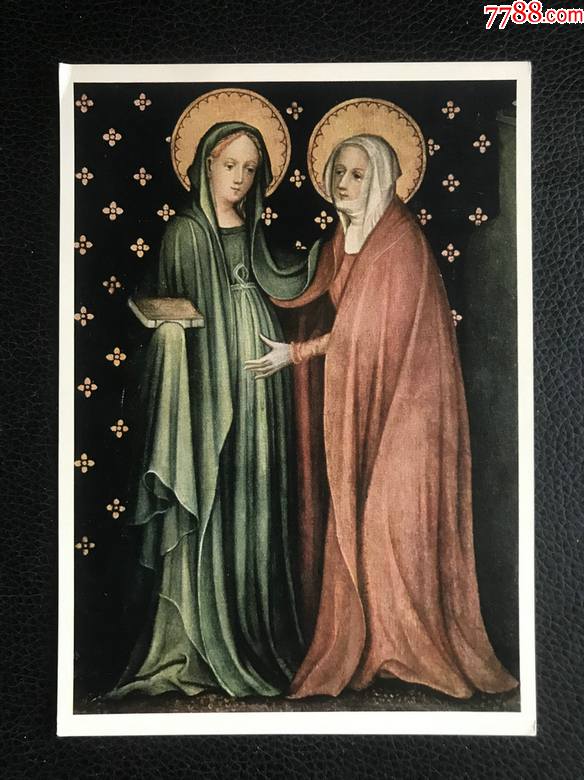 s575外国明信片德国科隆瓦尔拉夫里夏茨博物馆馆藏名画宗教绘画