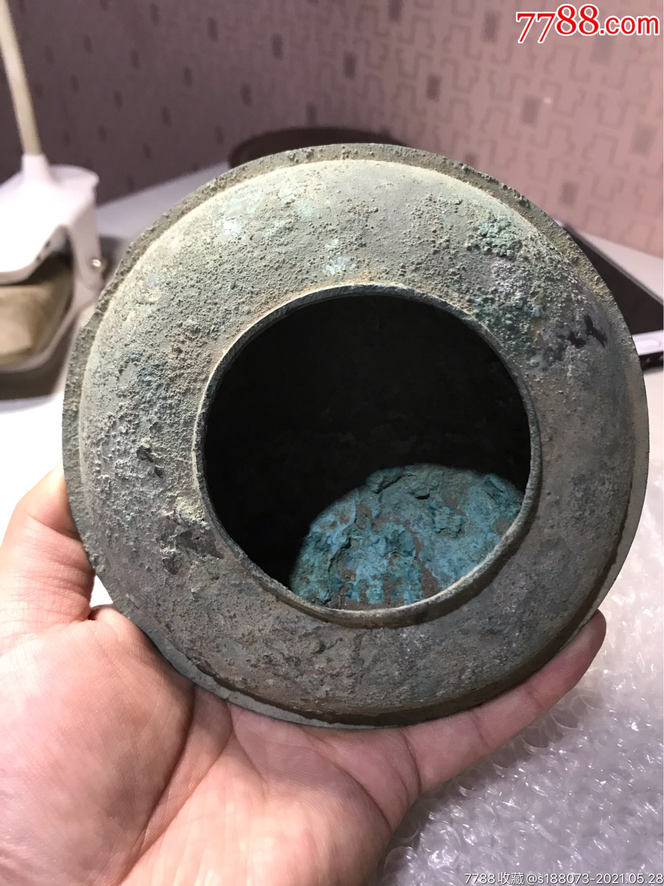 汉代时期～青铜锅一个-价格:500元-se80481002-铜杂件-零售-7788铜器