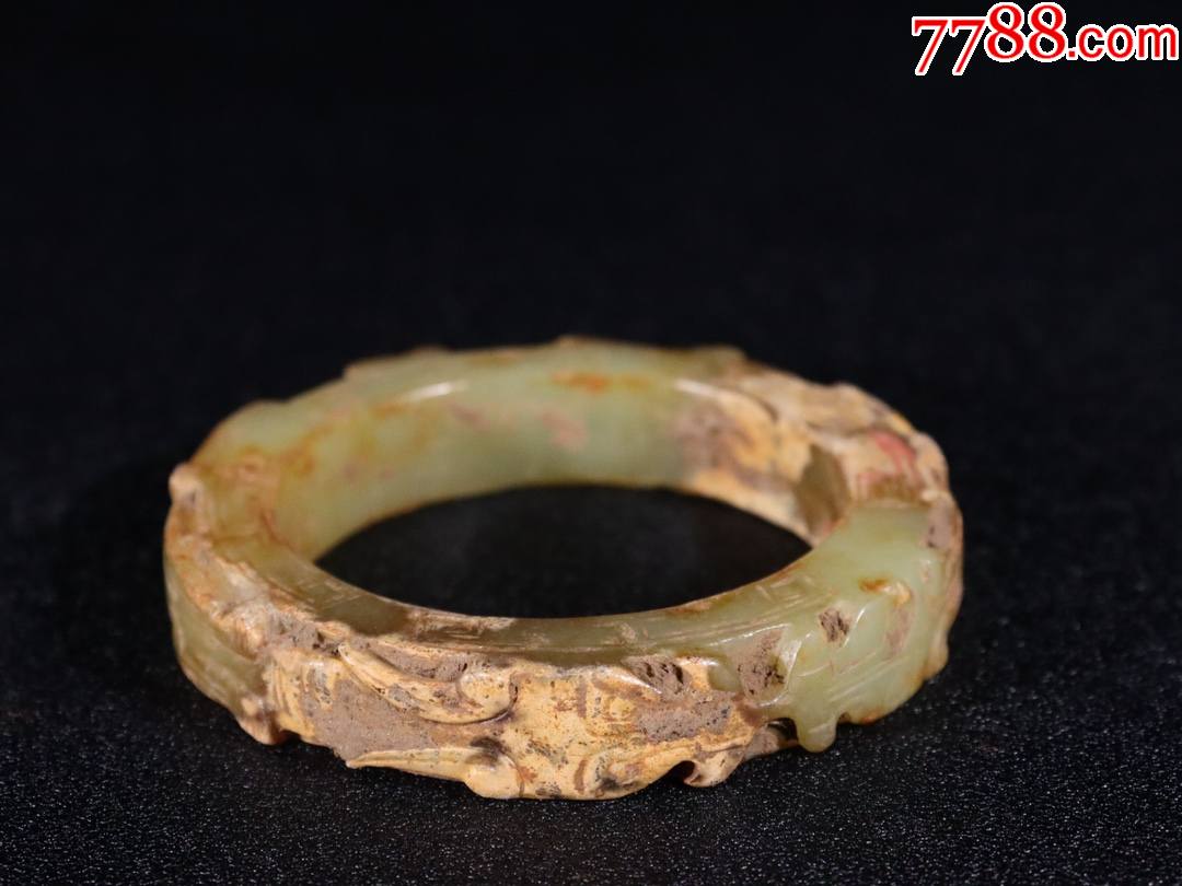 高古玉龙纹镯