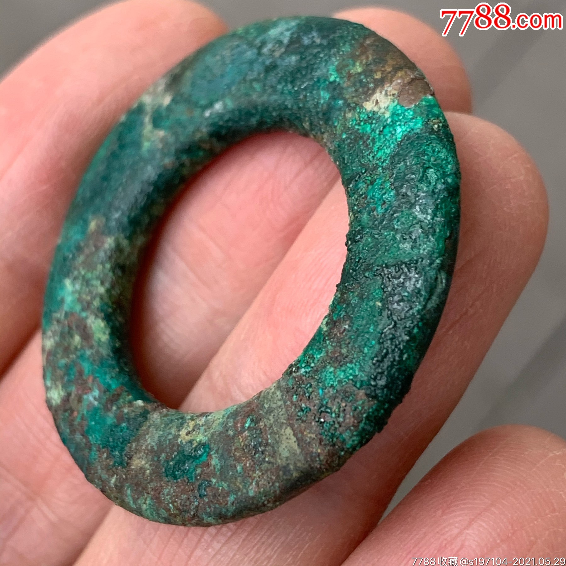 老青铜环汉代青铜环