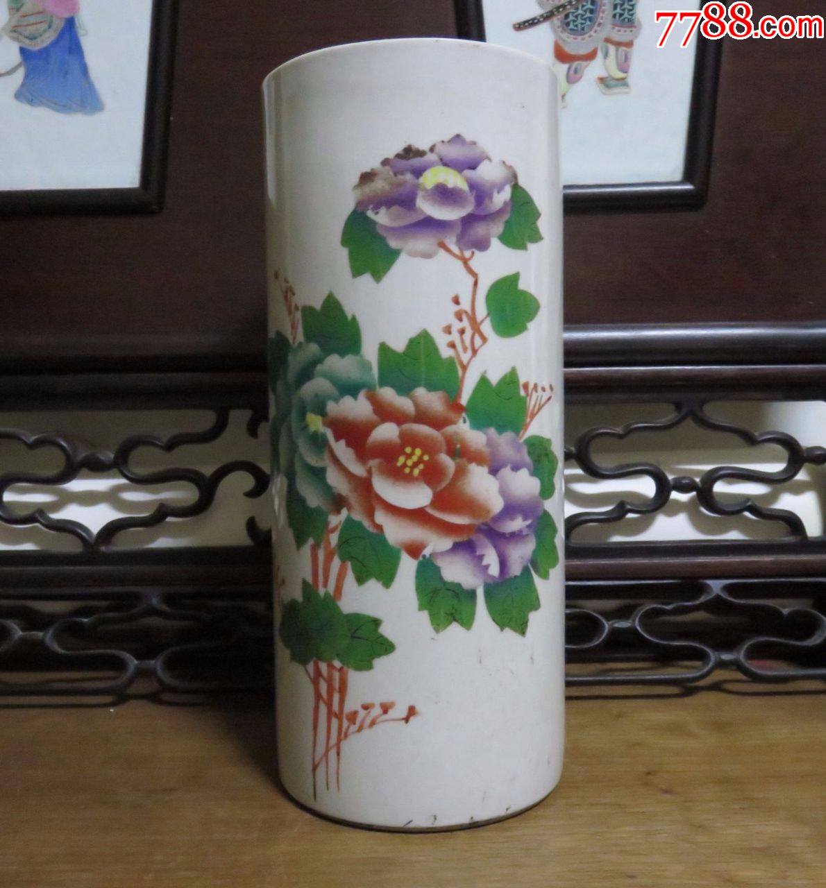 帽筒_彩绘瓷/彩瓷_收藏价格_鉴定交易_7788瓷器网