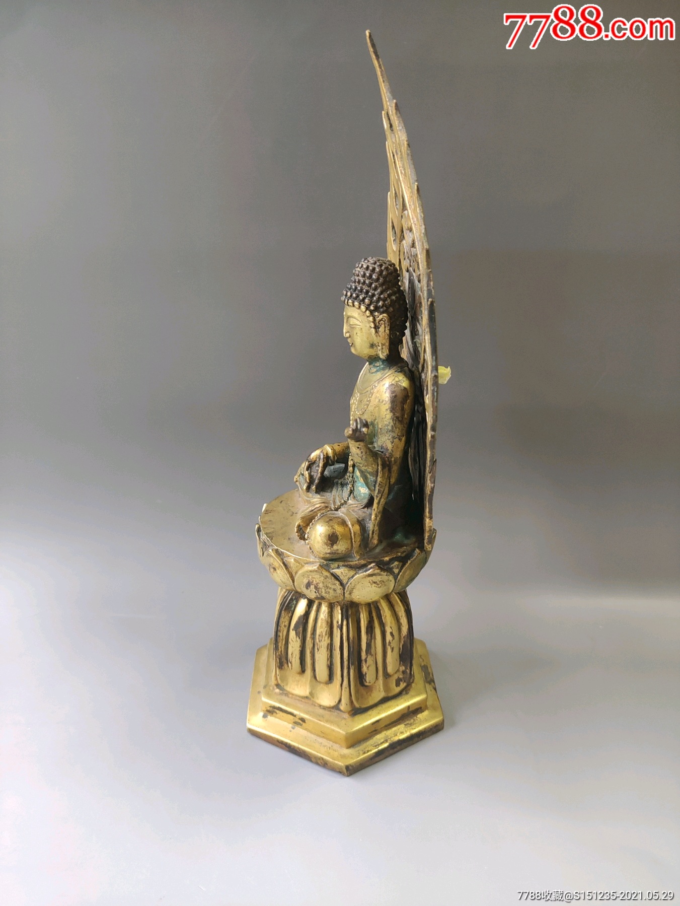 胶固定喜欢的朋友不要_铜像/铜佛像【江南古董】_第3张_7788钟表收藏