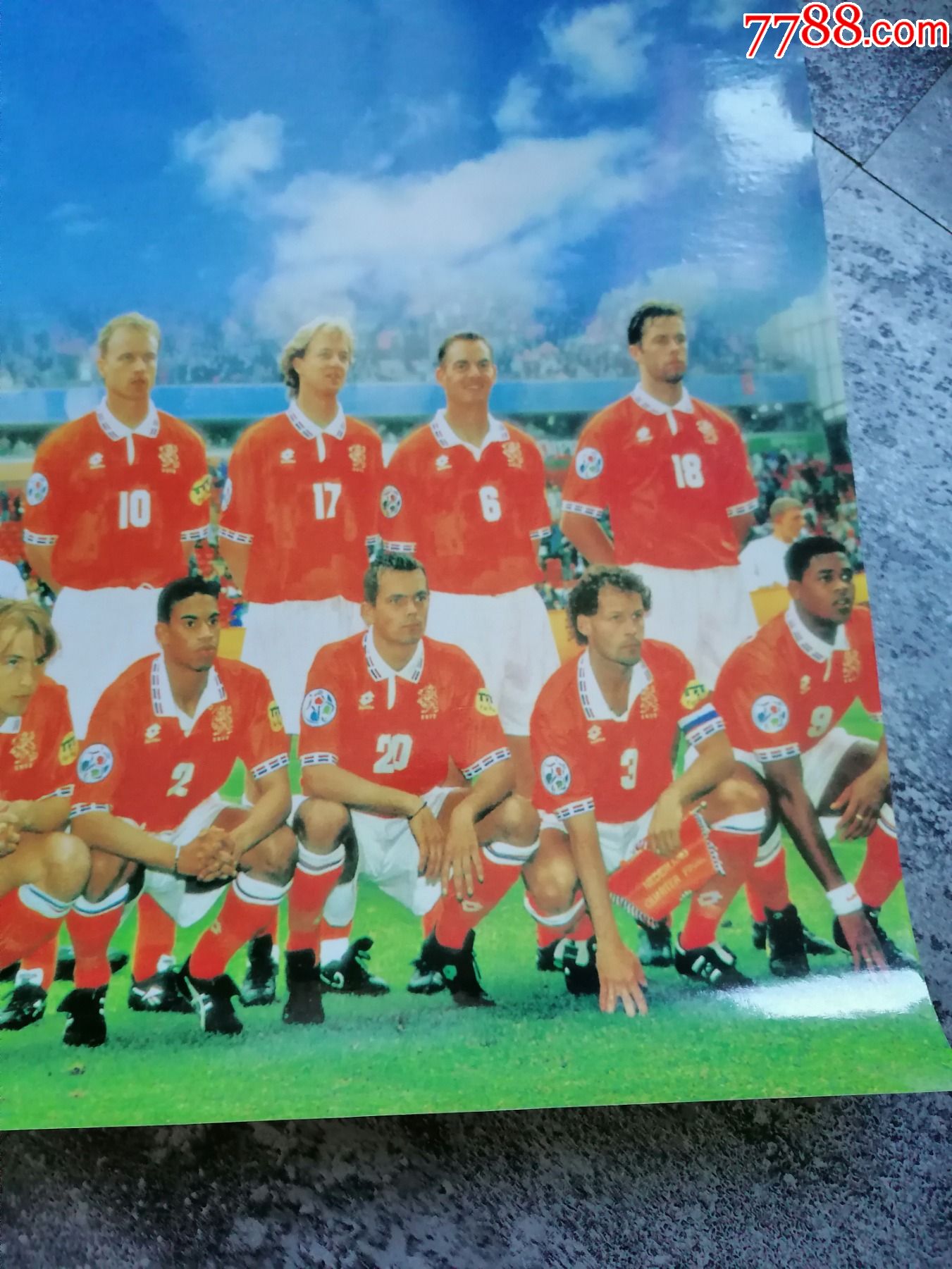 足球海报【98世界杯荷兰队】