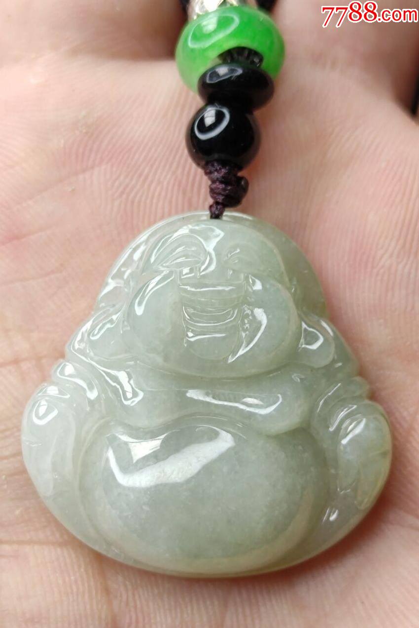 翡翠佛公,坐佛,笑佛,大件厚装,饱满,有水头,底子干净