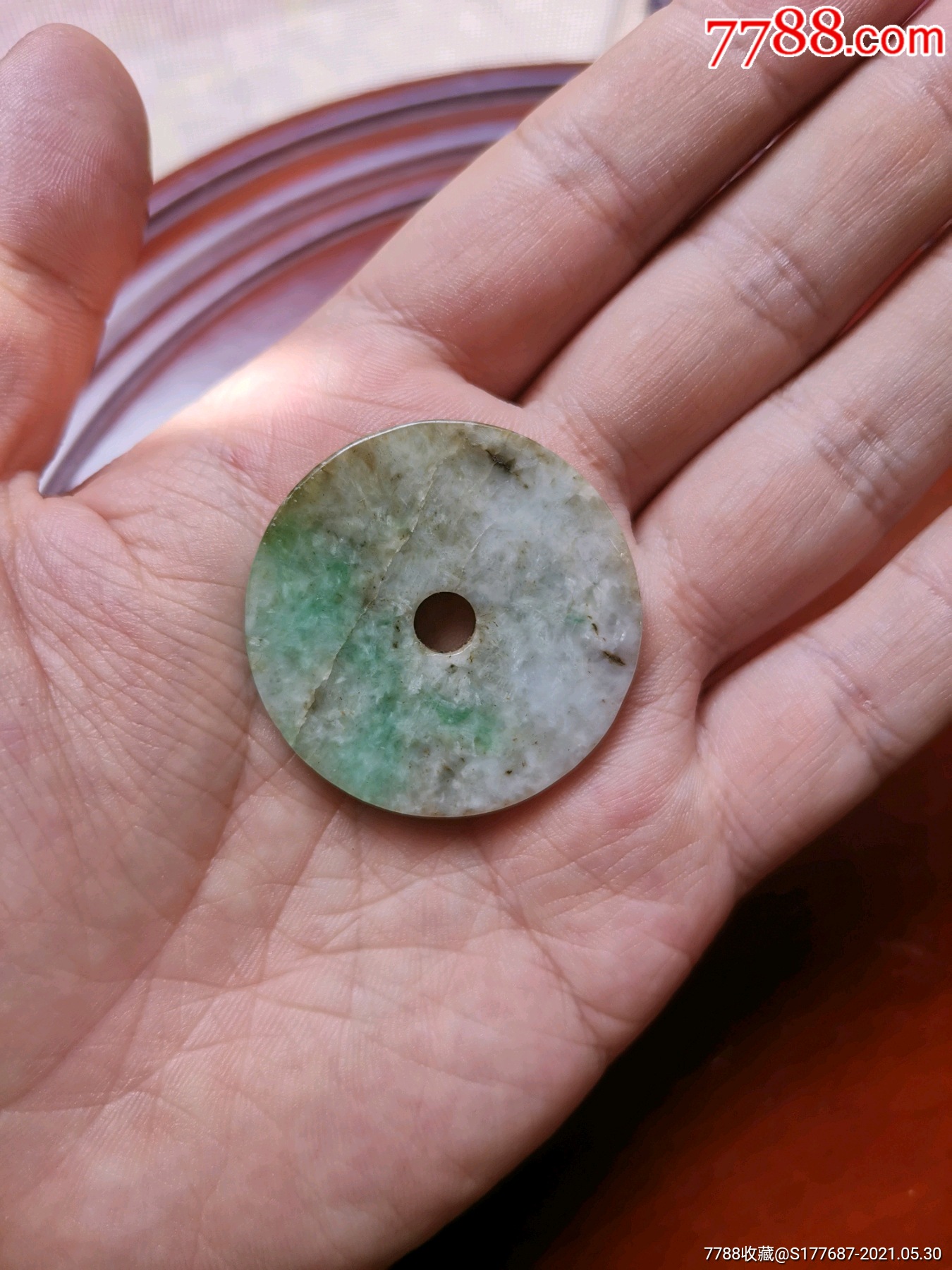 清末民国时期翡翠平安口_价格260元_第1张_7788收藏__收藏热线