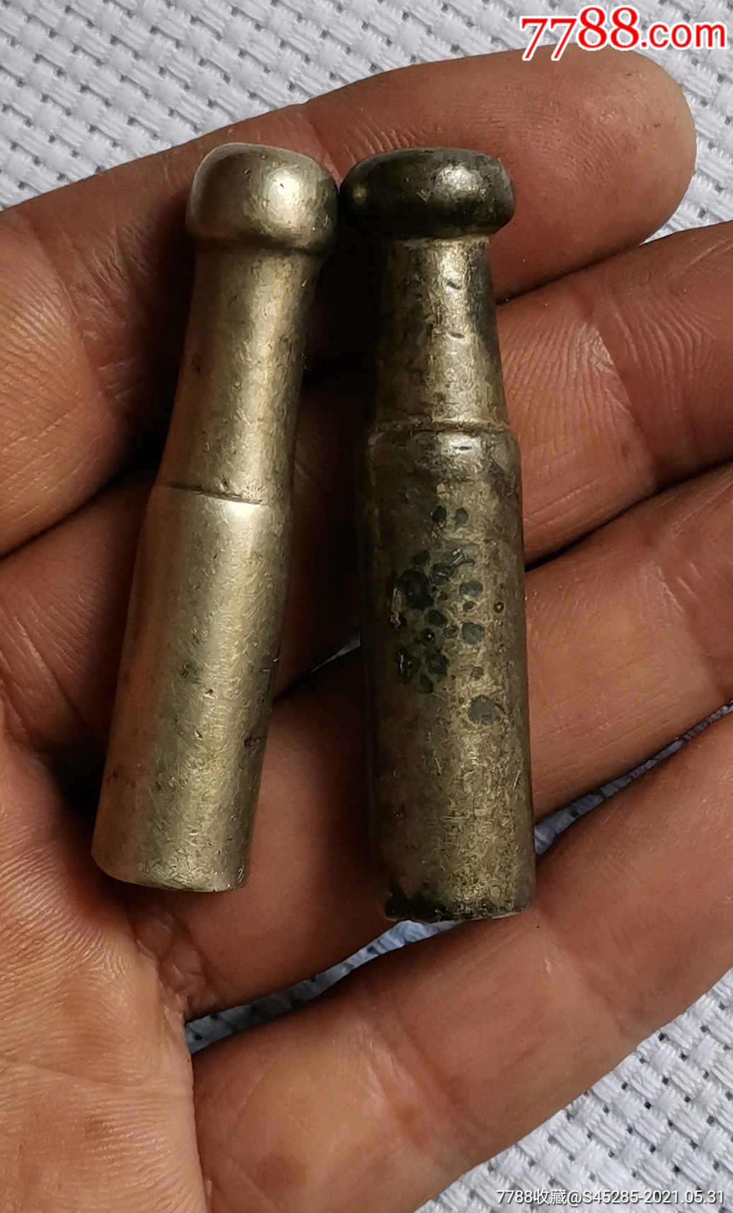 2个白铜烟嘴_烟嘴_鉴别图片_收藏价格_7788陶器收藏