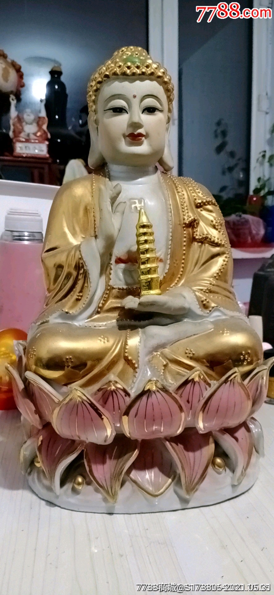 瓷塑如来佛祖_佛像/造像_第1张_7788旧家具收藏