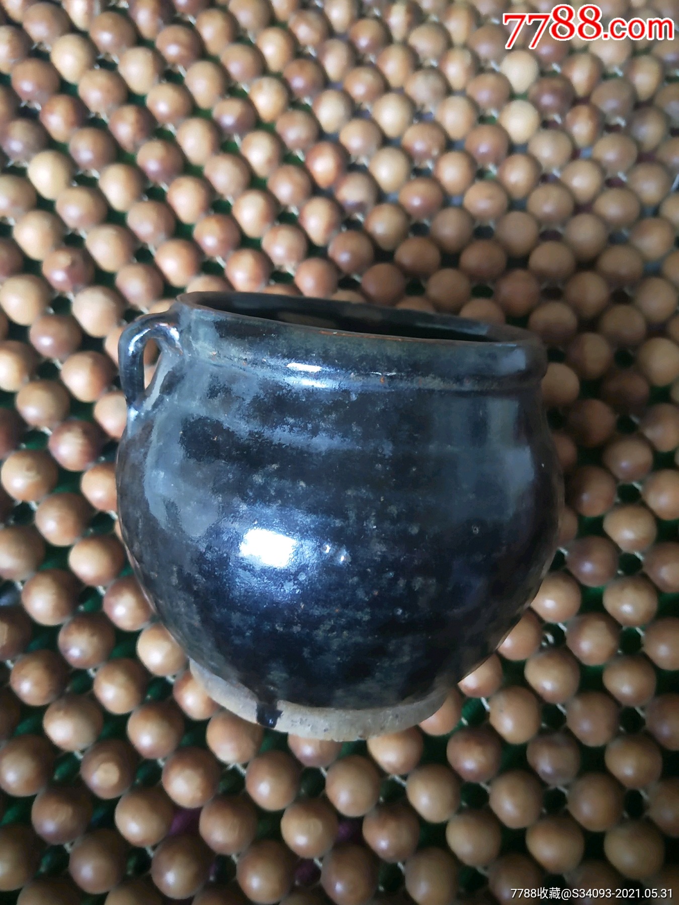 金代磁州窑黑釉二系罐