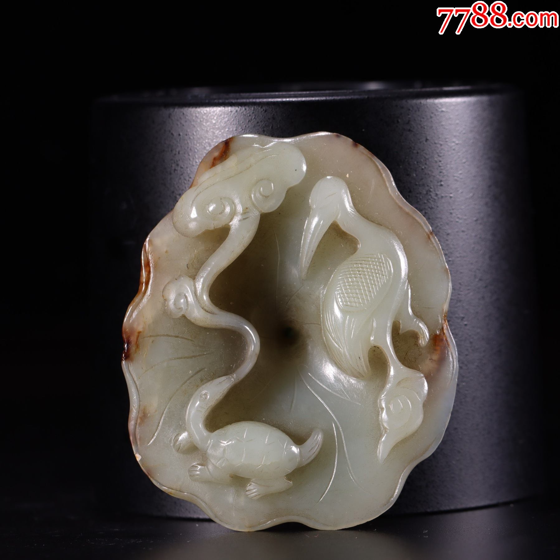 和田玉龟鹤延年