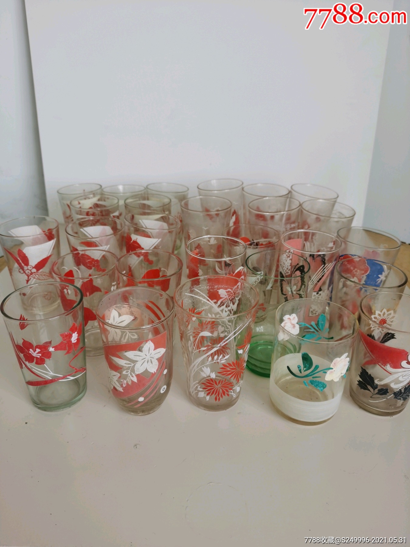 70.80年代老玻璃杯怀旧