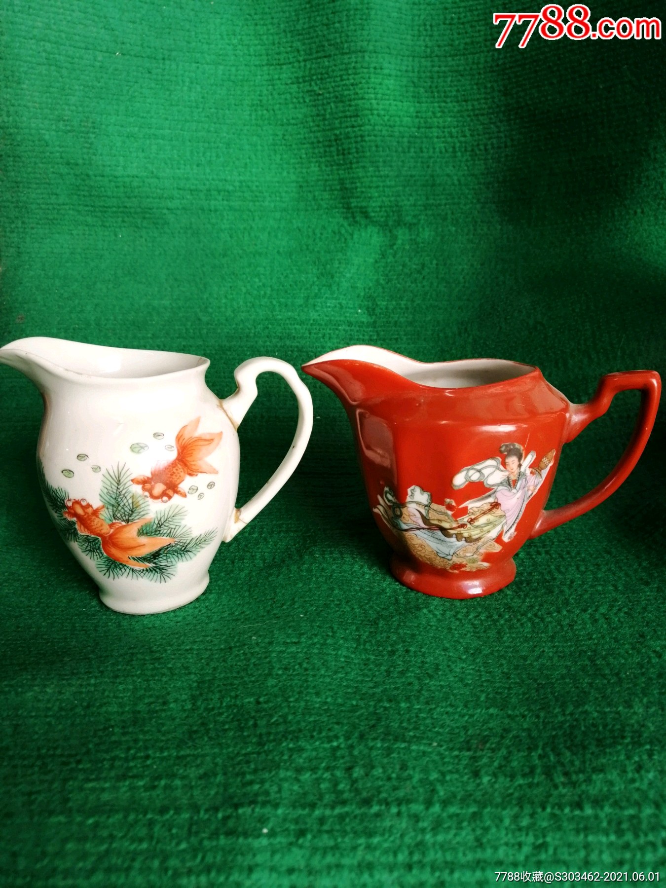 六,七十年代漱口杯两只