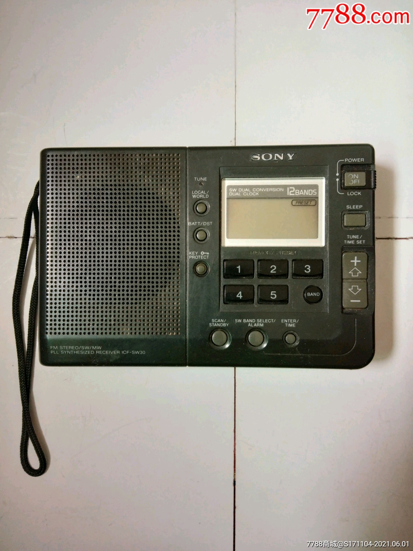 曰本原装索尼收音机正常使用