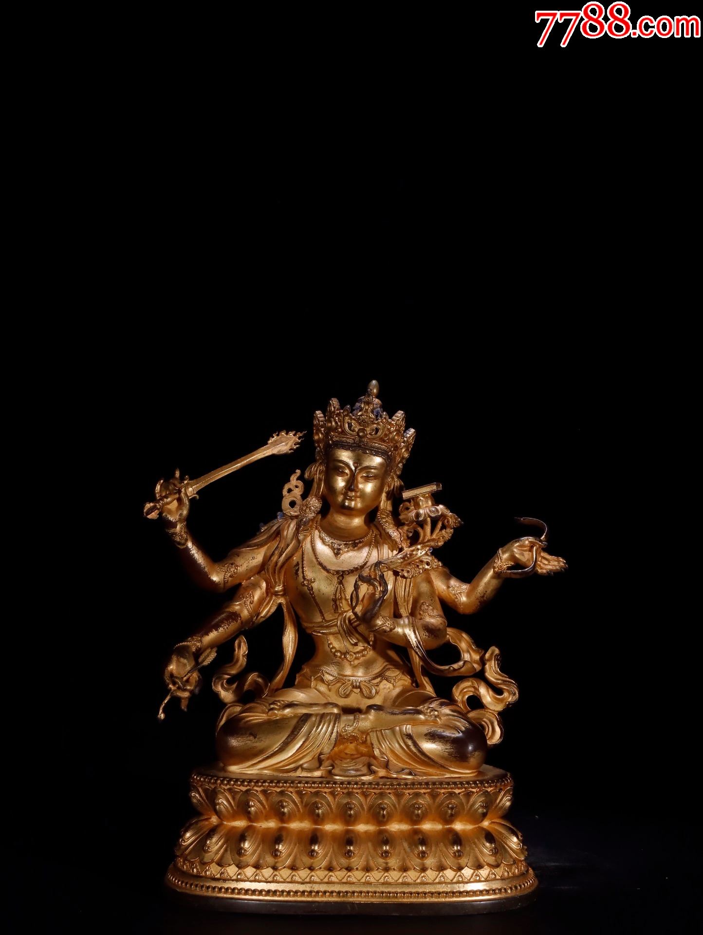 铜鎏金法相_价格11000元_第1张_7788商城__七七八