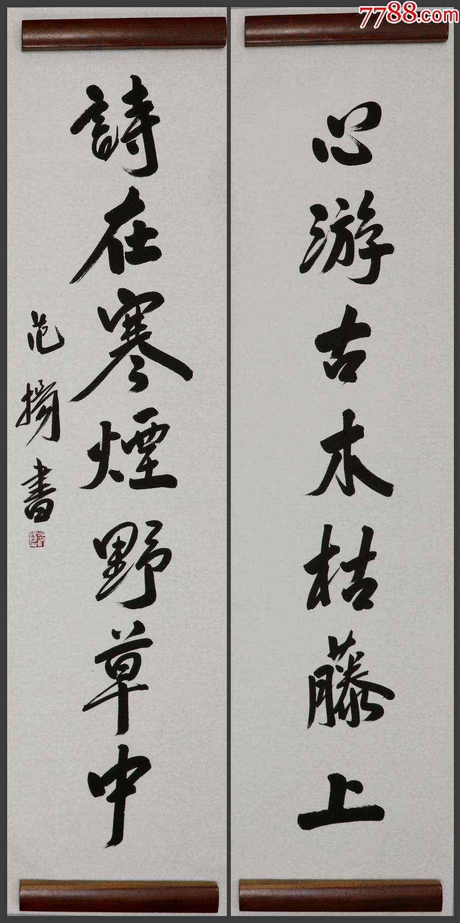 范扬祖籍江苏南通市曾任南京师范大学美术学院院长教授书法对联