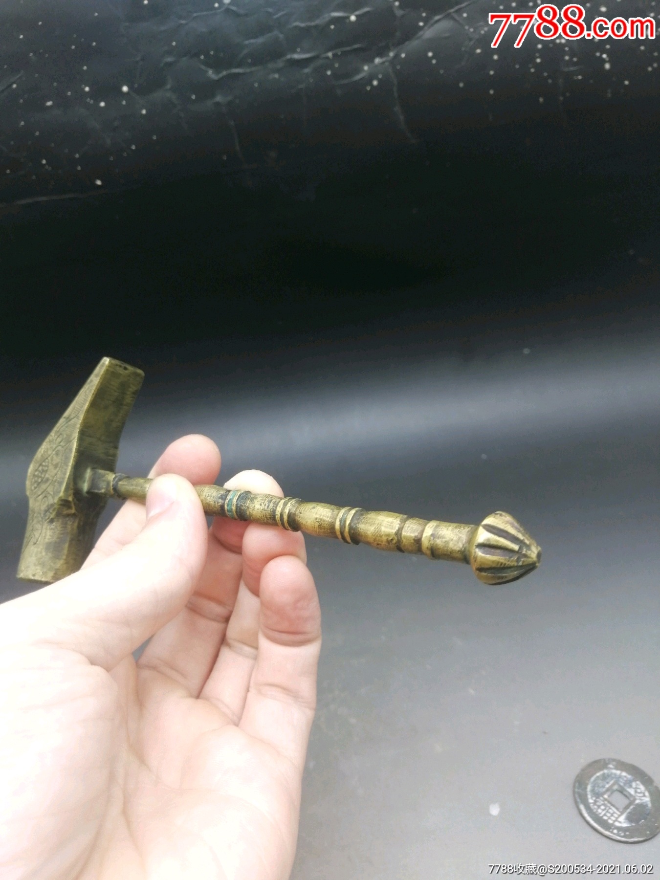 粉丝福利#古玩收藏古董摆件礼品铜器杂件小铜锤民俗晚清民国精美颓邋