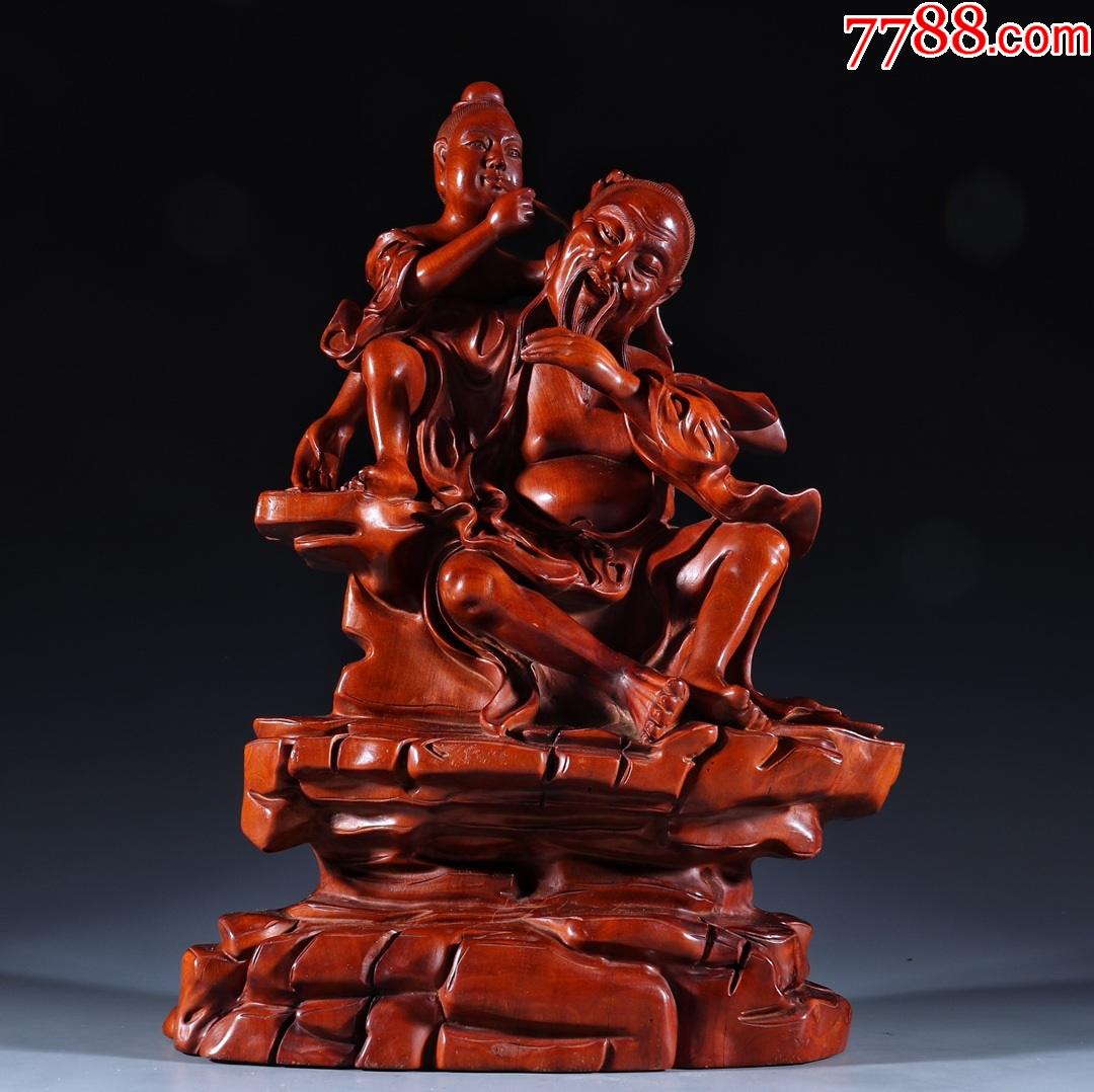 晚清,黄杨木人物故事摆件-价格:11000元-se80587327-木雕摆件-零售