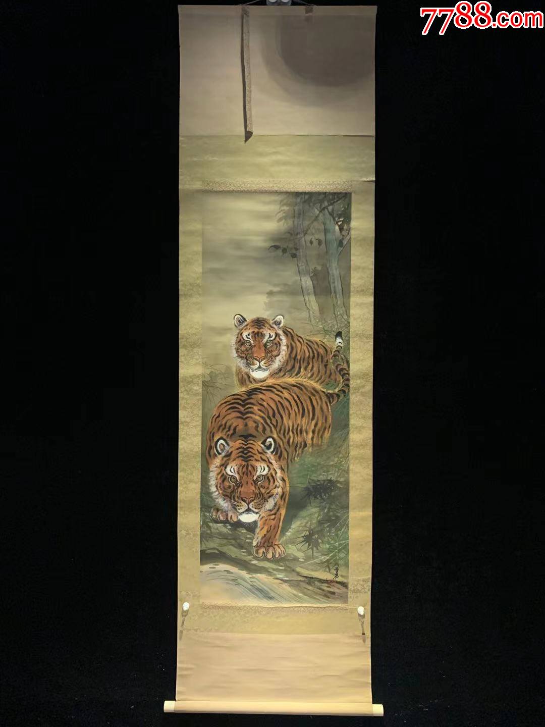 翠石之虎》作者:大桥翠石(1865-1945)是明治到昭和时期活跃的日本画家