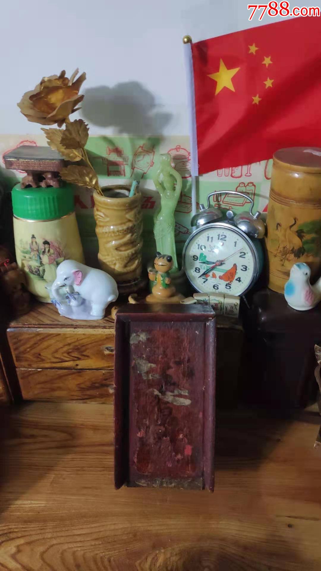 民国时期纯手工木盒民俗老物品