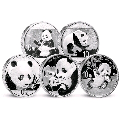 2016~2020年30克熊貓银币五枚一组(se80603195)_7788收藏__收藏热线