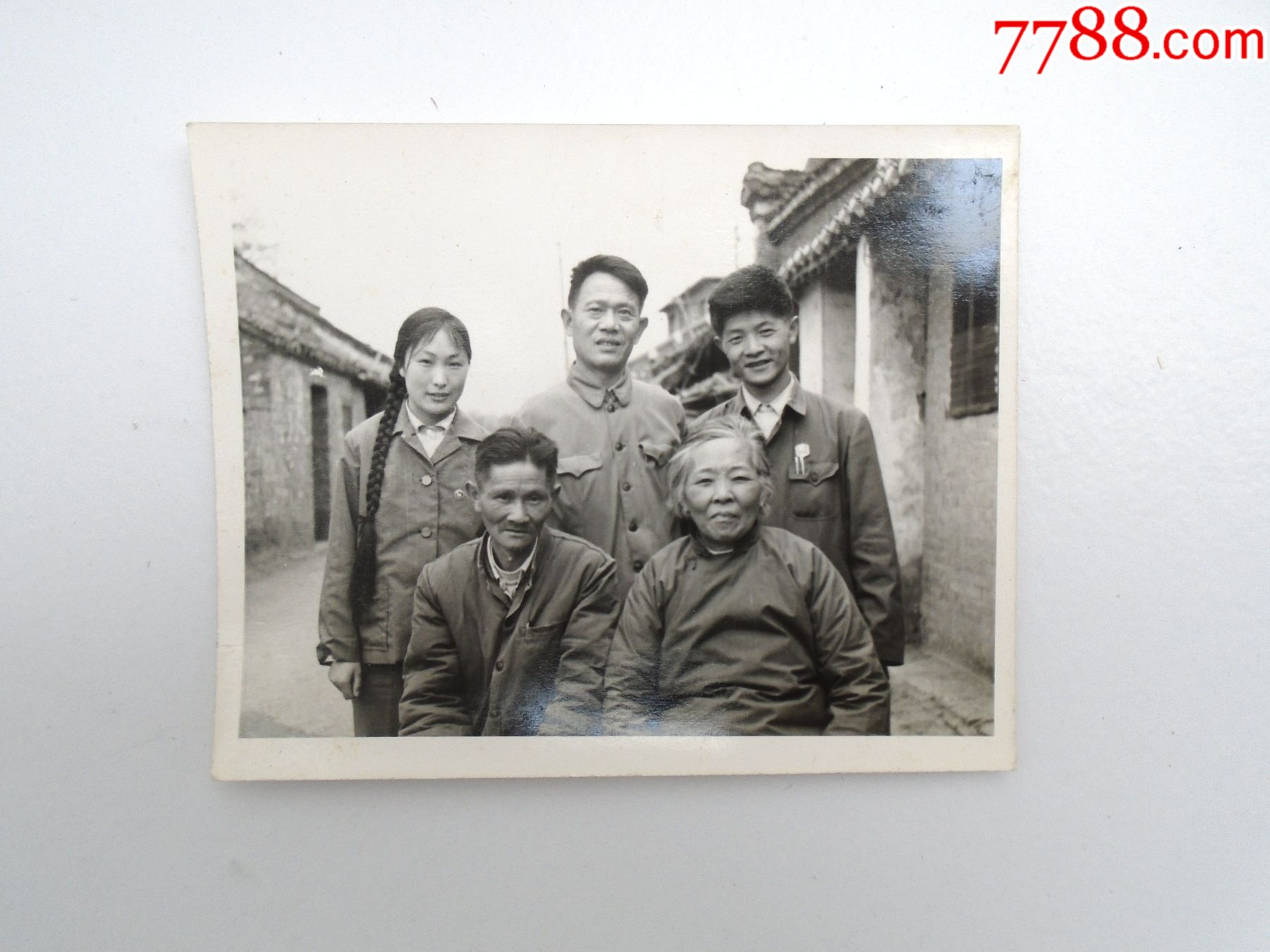 黑白合影老照片一张包真包老尺寸108厘米详见书影
