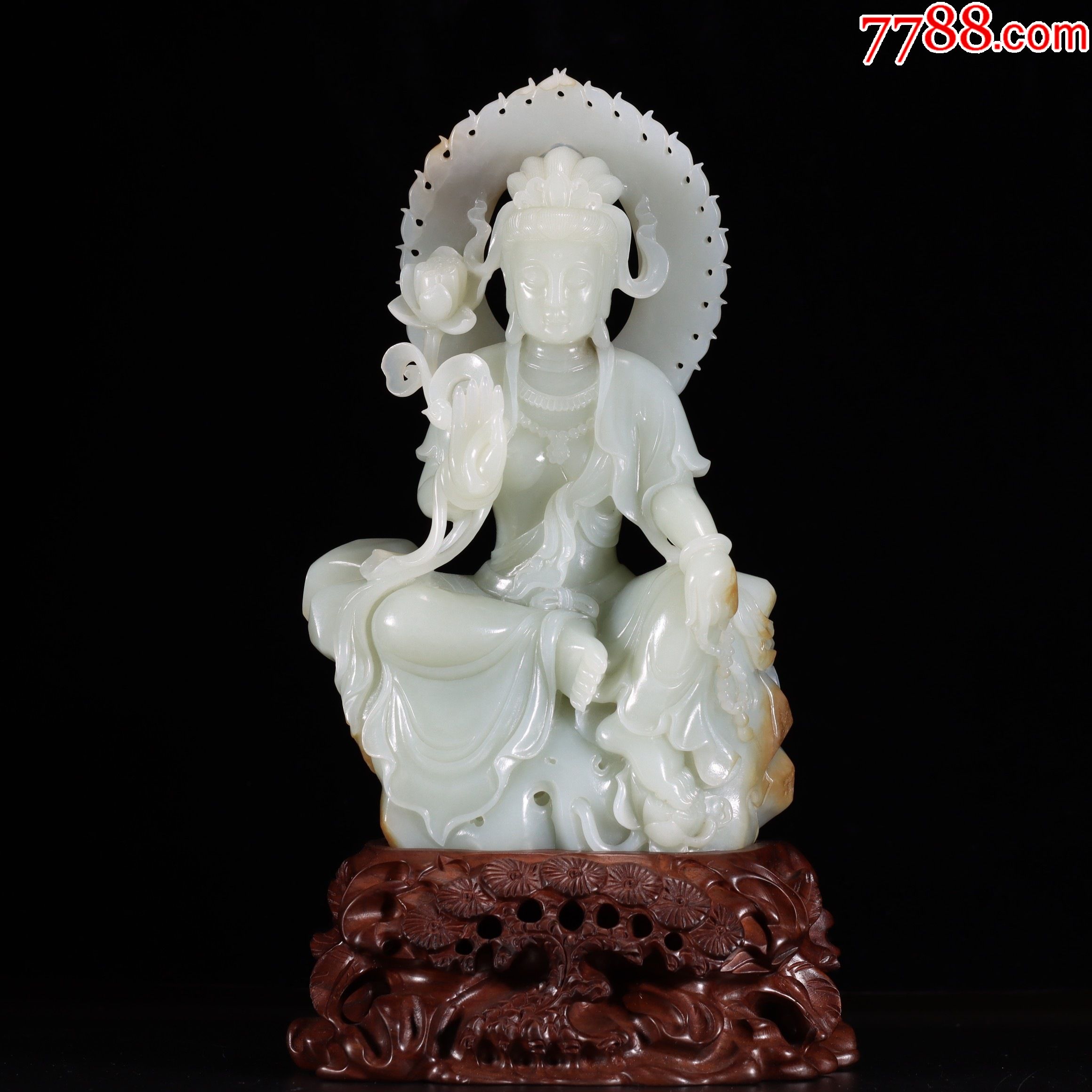 和田玉观音摆件_价格61000元_第1张_7788收藏__收藏热线