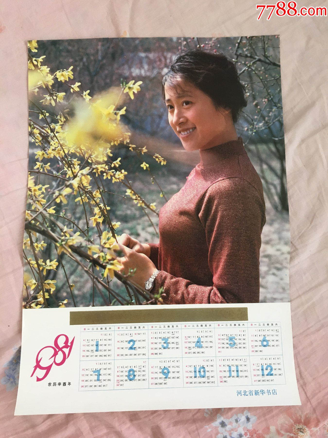 80年代美女年历