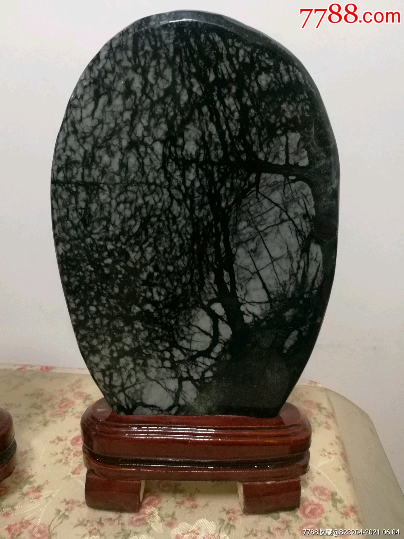 风景国画石--玉树石一对_草花石/国画石_图片价格_收藏回收_7788粮票