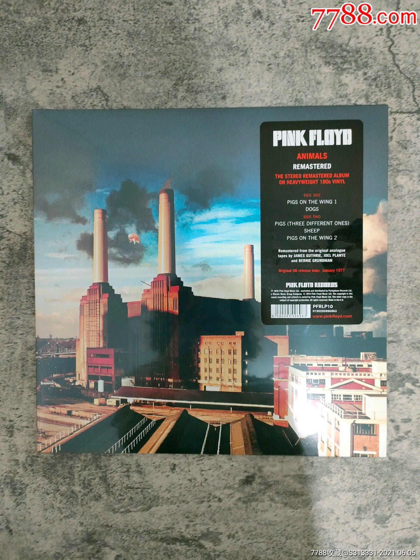 【現貨】pinkfloyd平克弗洛伊德animals全新黑膠唱片lp