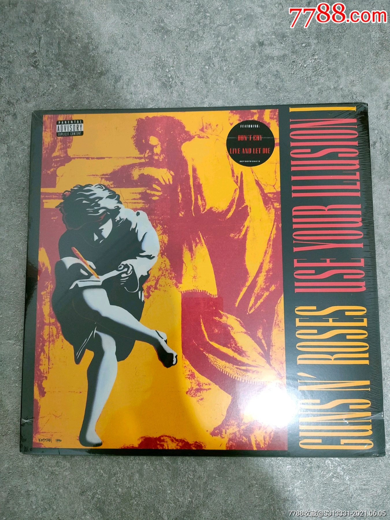 【现货】正版枪花gunsnrosesuseyoillusion