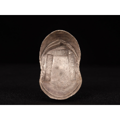 老纯银元宝形十两银锭(se80643323)_7788收藏__收藏热线