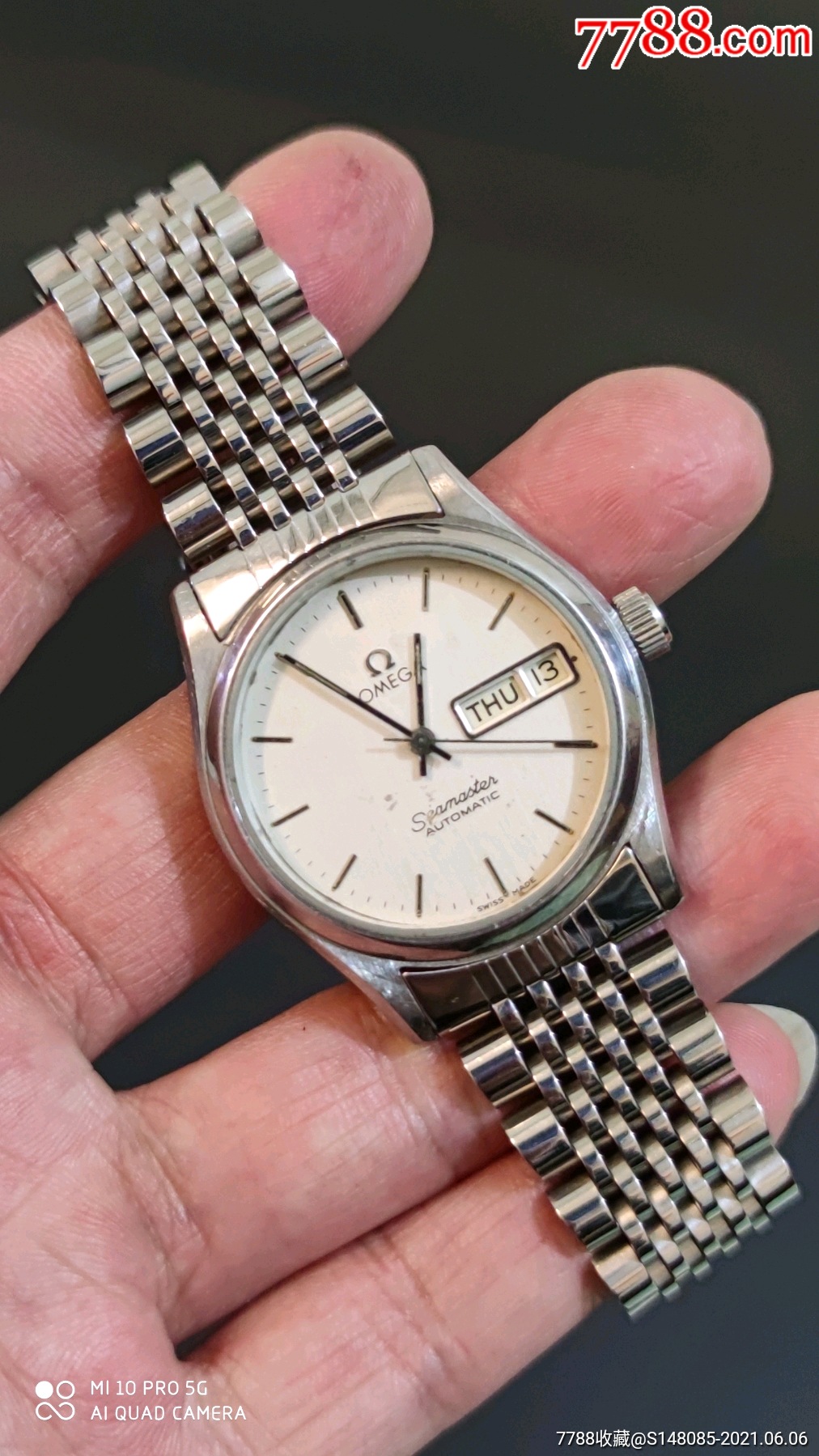 原装欧米茄机械自动表.