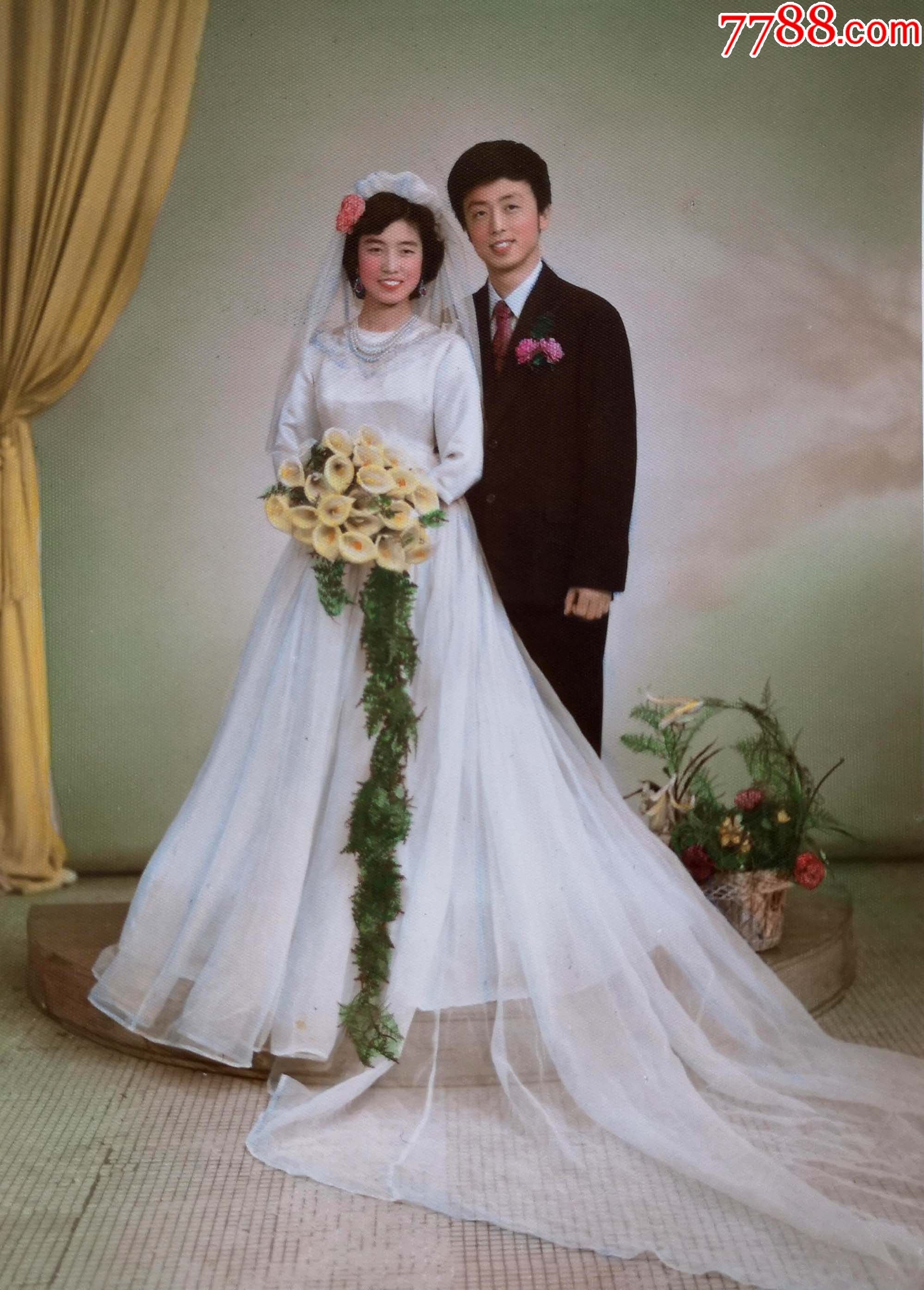 2000年的婚纱照图片