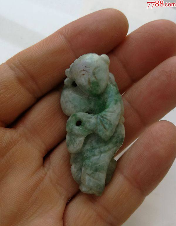 漂亮的清代玉人