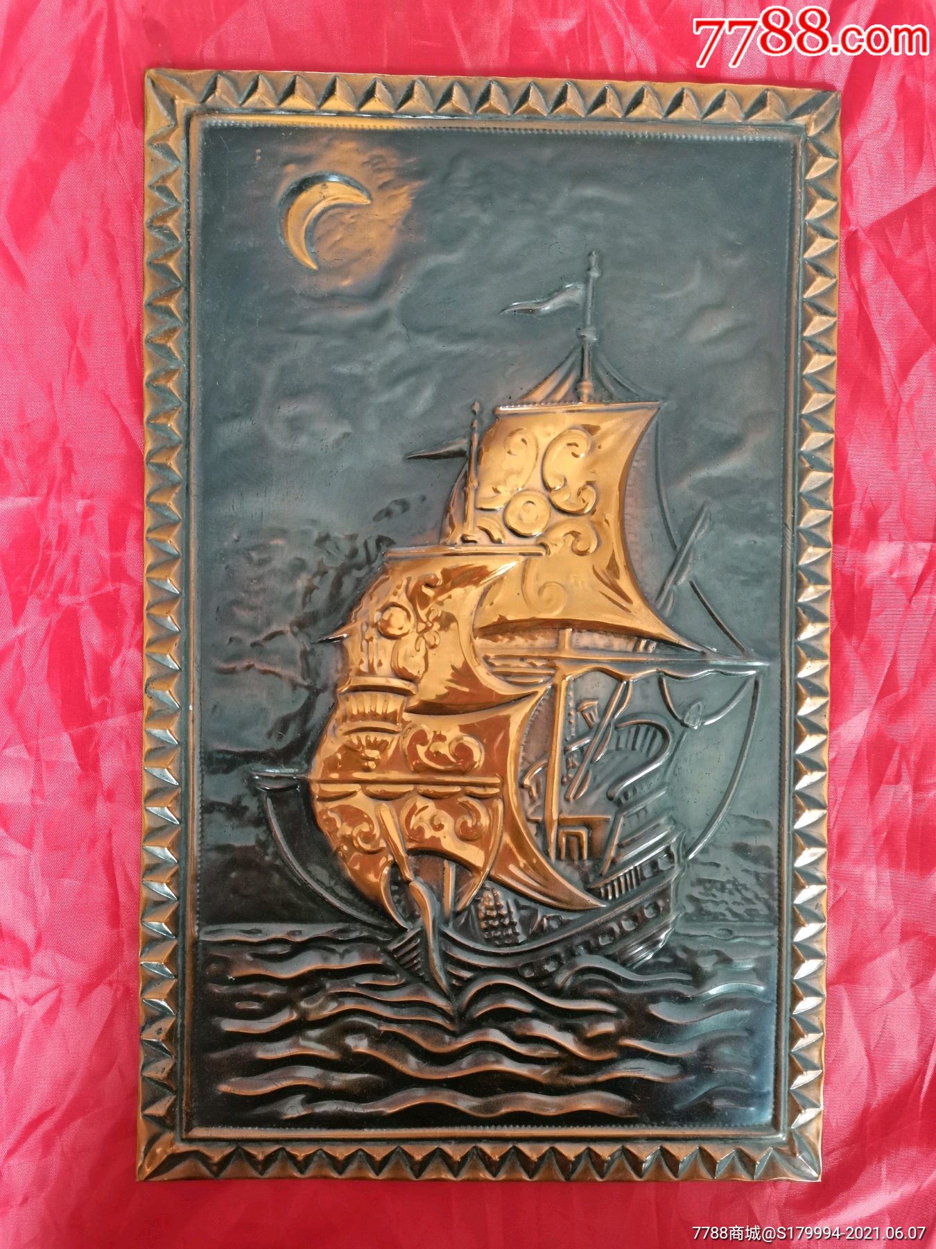 俄罗斯前苏联铜板画