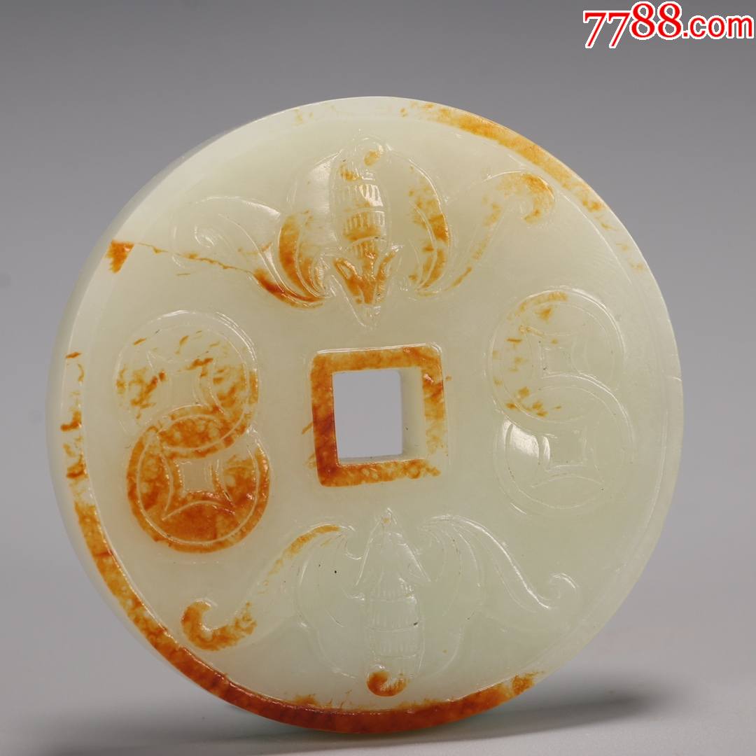 和田玉一品当朝玉佩a102s45f