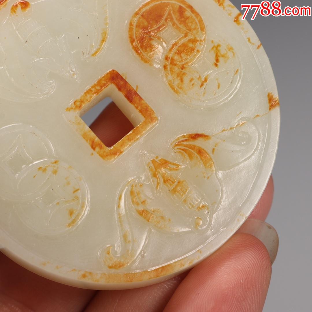 和田玉"一品当朝"玉佩a102s45f